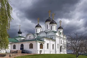 Historic City Center Photography Prints: Cathedral of the Transfiguration in Savior Transfiguration Monastery in Murom