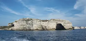 Bonifacio Chalk Cliffs Prints: Cave St. Antoine, chalk cliffs