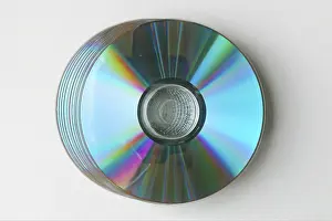 Cybercrime Protection Prints: CD, Compact disk, disks, blank