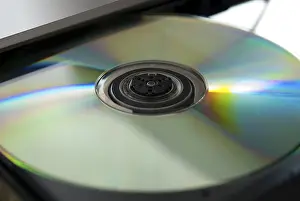 Office Work Environment Prints: CD in drive