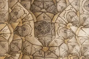 Spanish Architecture Details Prints: Ceiling with plaster decorations