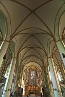 Lower Saxony Churches Prints: Ceiling vault with chancel of St