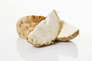 Botany Images Prints: Celery (Apium), tuber cut