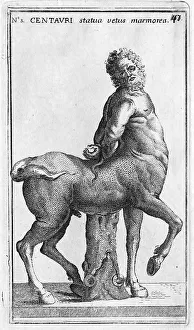 Ancient Rome Tourist Attraction Prints: A Centaur, Centaurus, Centauri
