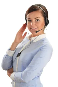 Telecommunication Professional Prints: Call center operator. Customer support. Help desk
