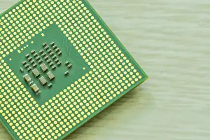 Computer Hardware Design Prints: Bottom side of central processor unit (CPU)