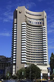 Eastern European City View Prints: In the centre, Hotel Intercontinental