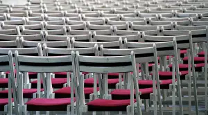 Chairs In A Row Prints: Chairs in a row