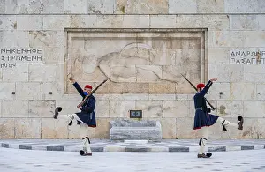 Greek Parliament Building Prints: Changing of the guard