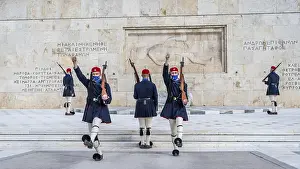 Traditional Greek Culture Prints: Changing of the guard