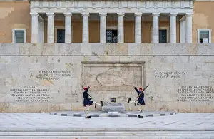 Greek Parliament Building Prints: Changing of the guard
