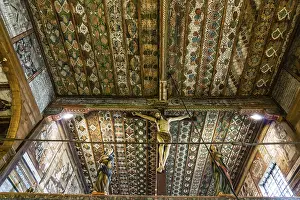 Mountainous Scenery Photography Prints: Chapel and ceiling with polychrome from 1655