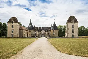 Western Europe Landmark Prints: Chateau de Commarin, Commarin