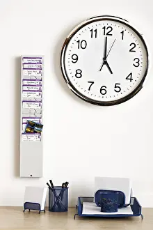 Studio Shot Of A Clock Prints: Check clock