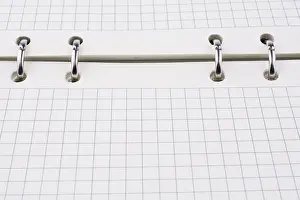 Empty Notepad Prints: Checked white notebook