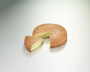 Bright Background Food Images Prints: Cheese on a light background, studio shot