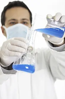 Laboratory Chemist Prints: Chemist in a lab