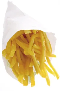 Unhealthy Eating Habits Prints: Chips in a paper bag