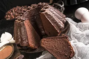 Empty Plate Desserts Prints: Chocolate cake