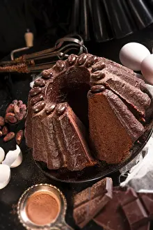 Strawberry Cake Prints: Chocolate cake