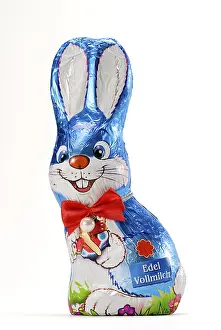 High Calorie Desserts Prints: Chocolate Easter bunny