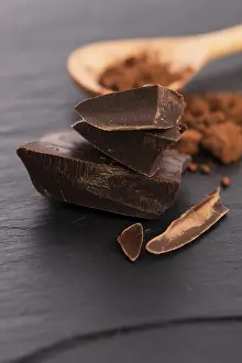 Broken Chocolate Bar Prints: Chopped chocolate