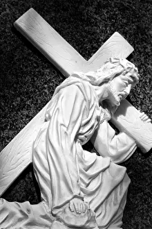 Crucifixion Art Prints: Christ with cross