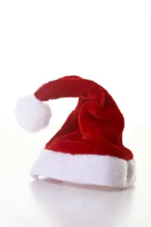 Red Santa Hat Prints: Christmas hat
