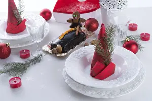 Gingerbread Dessert Ideas Prints: Christmas table deko