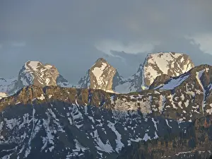 Alps Switzerland Prints: Churfirsten, Churfirst, mountain