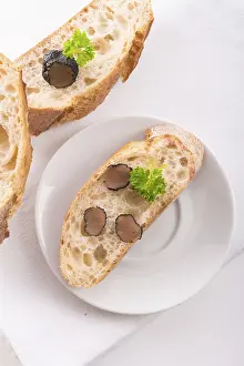 Gastronomy Meal Ideas Prints: Ciabatta with truffle