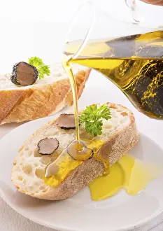 Gastronomy Meal Ideas Prints: Ciabatta with truffle