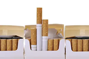 Health Risks Of Smoking Prints: Cigarette packet