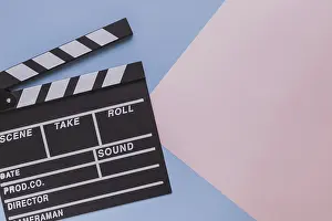 Hollywood Studio Shot Prints: Cinema clapperboard