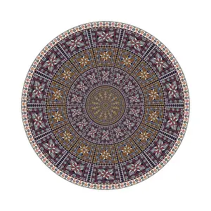 Traditional Palestinian Pattern Prints: Circular pattern in traditional Palestinian style