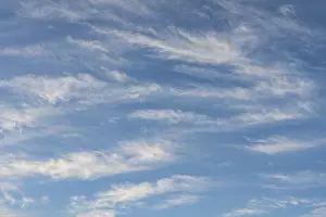 Southern Germany Weather Prints: Cirrus clouds, feather clouds, ice clouds