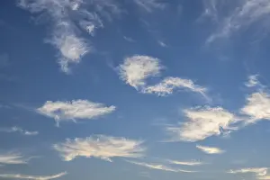 Cloud Formation In Europe Prints: Cirrus clouds, feather clouds, ice clouds