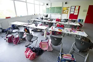 Educational Institution Interior Design Prints: Classroom of an elementary school