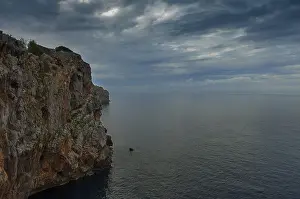 Cliffside Landscape Photography Prints: Cliff, Majorca, Spain