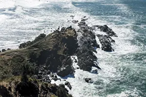Deserted Rocky Coastline Prints: Cliffs of Cape Byron, Byron Bay