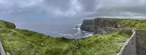 Irish Tourist Attraction Prints: Cliffs of Moher, famous cliffs