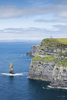 Cliffs Of Moher Ireland Prints: Cliffs of Moher, steep cliffs up to 214m