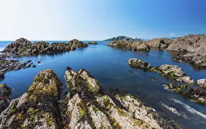 Prints of Cliffs and rocks by the Bantham Beach, Kingsbridge, Devon, England, United Kingdom Bantham Prints: Bantham Beach Cliffs Print, Devon, England