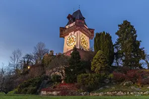 Historic Old Town Photography Prints: Clock tower on the Schlossberg