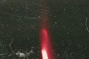 Colorful Wall Art Prints: Close up abstract red flame scratched surface