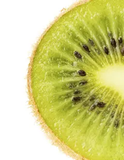 Kiwi Fruit Close Up Prints: Close up on Kiwi fruit