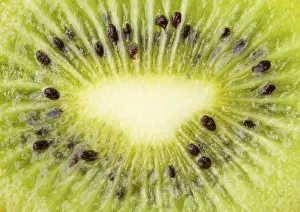 Kiwi Fruit Close Up Prints: Close up on Kiwi fruit