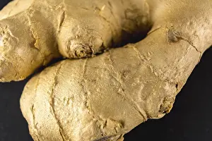 Nature Macro Photography Prints: Close up detail of a piece of ginger