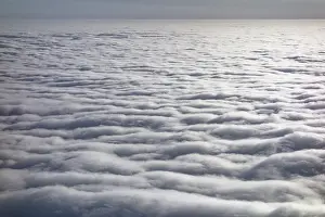 Central Europe Weather Prints: Closed cloud cover, above the clouds