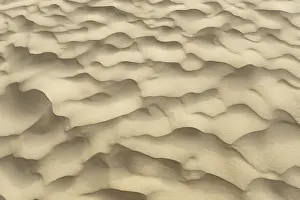 Coastal Landscape Photo Prints: This is a closeup of a sand pattern of a beach in the summer